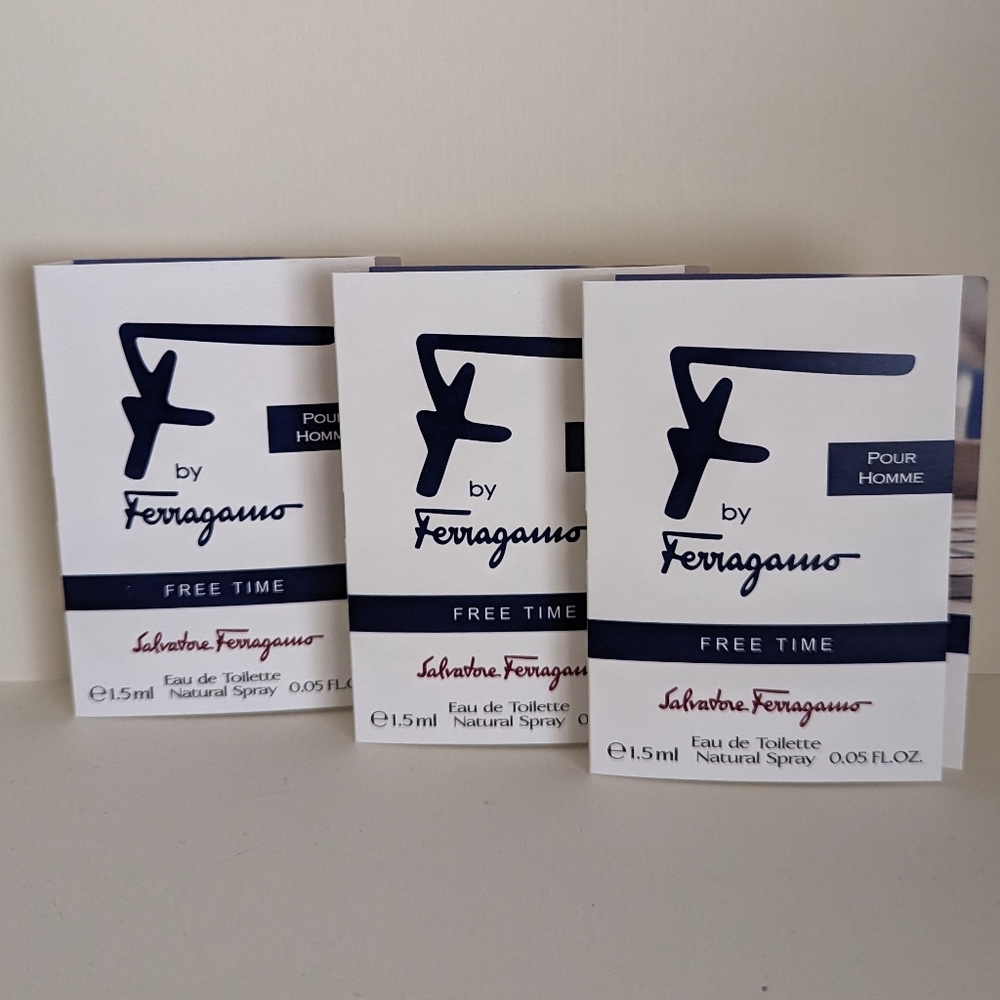 3 x F by Ferragamo Free Time Salvatore Ferragamo for men EDT